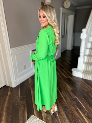 Malary Green Dress