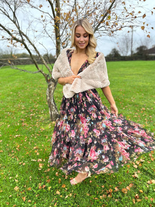 Maddie Floral Tulle Dress