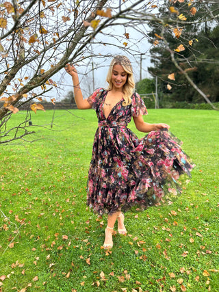 Maddie Floral Tulle Dress