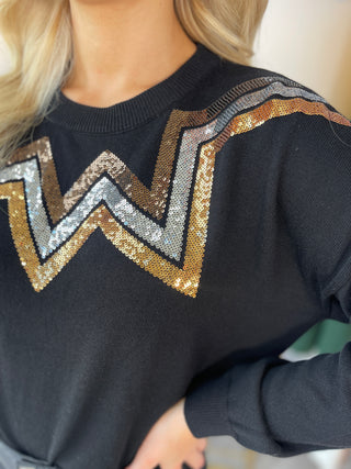 Anjali Sequin Jumper