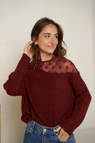 Dali Merlot Knit