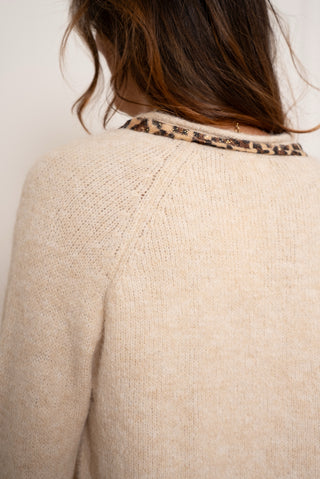 Bayley Bow Knit Beige