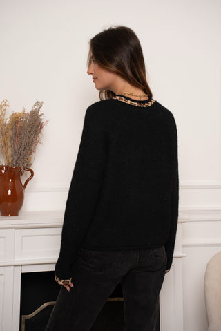 Bayley Bow Knit Black