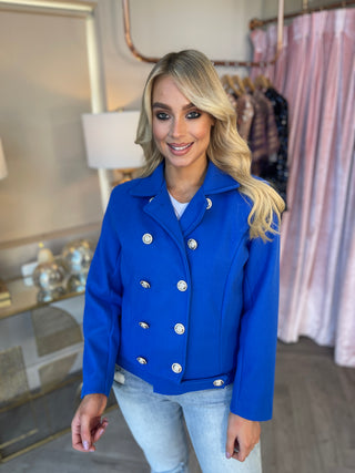 Blue Military Jacket