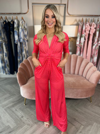 Sofia Pink Jumpsuit