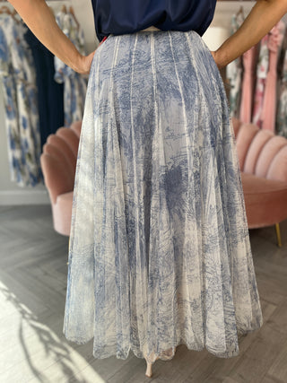 Paris Blue Tulle Skirt