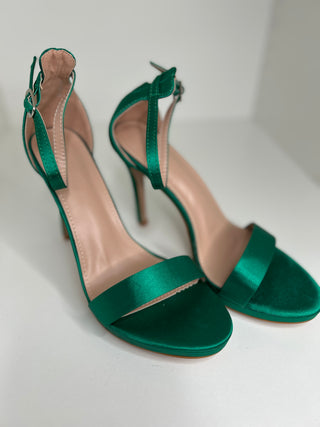 Bella Green Heels