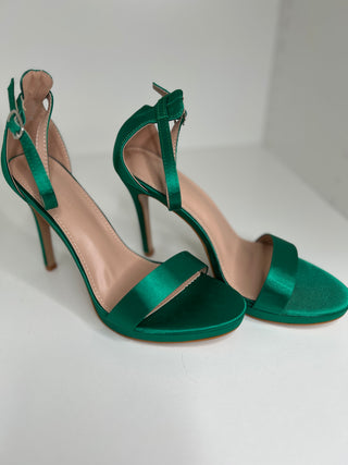 Bella Green Heels