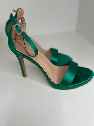 Bella Green Heels