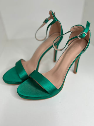 Bella Green Heels