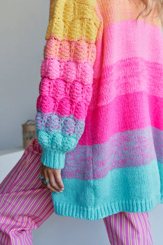 Strickjacke „Sunset Cloud“