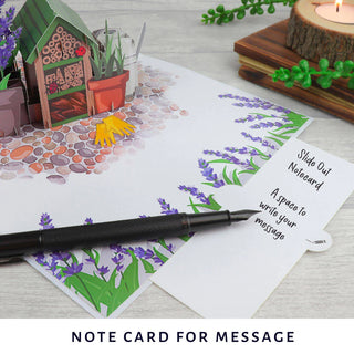 Lavender Pop-up Card