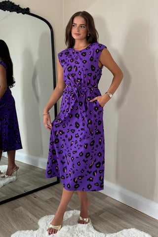 Vestido morado Amay