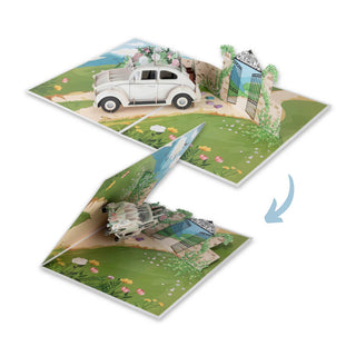 Wedding Car Pop-up Card