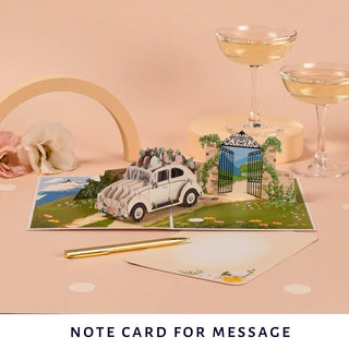 Wedding Car Pop-up Card