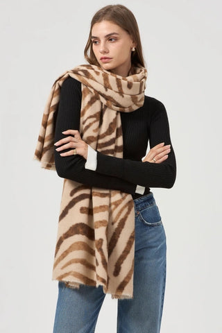 Zebra Print Scarf