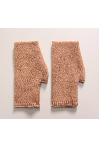 Camel Fingerless Gloves