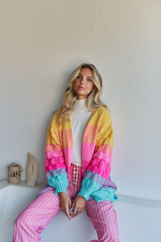 Strickjacke „Sunset Cloud“