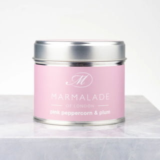 Pink Pepper & Plum Tin Candle